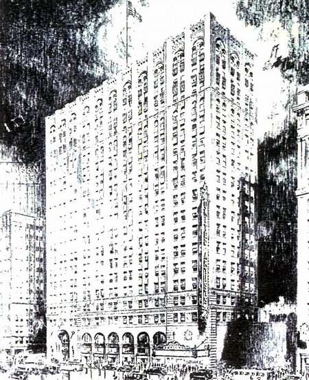 United Artists Theatre - Ua Detroit-Crane Office Drawing From John Lauter (newer photo)